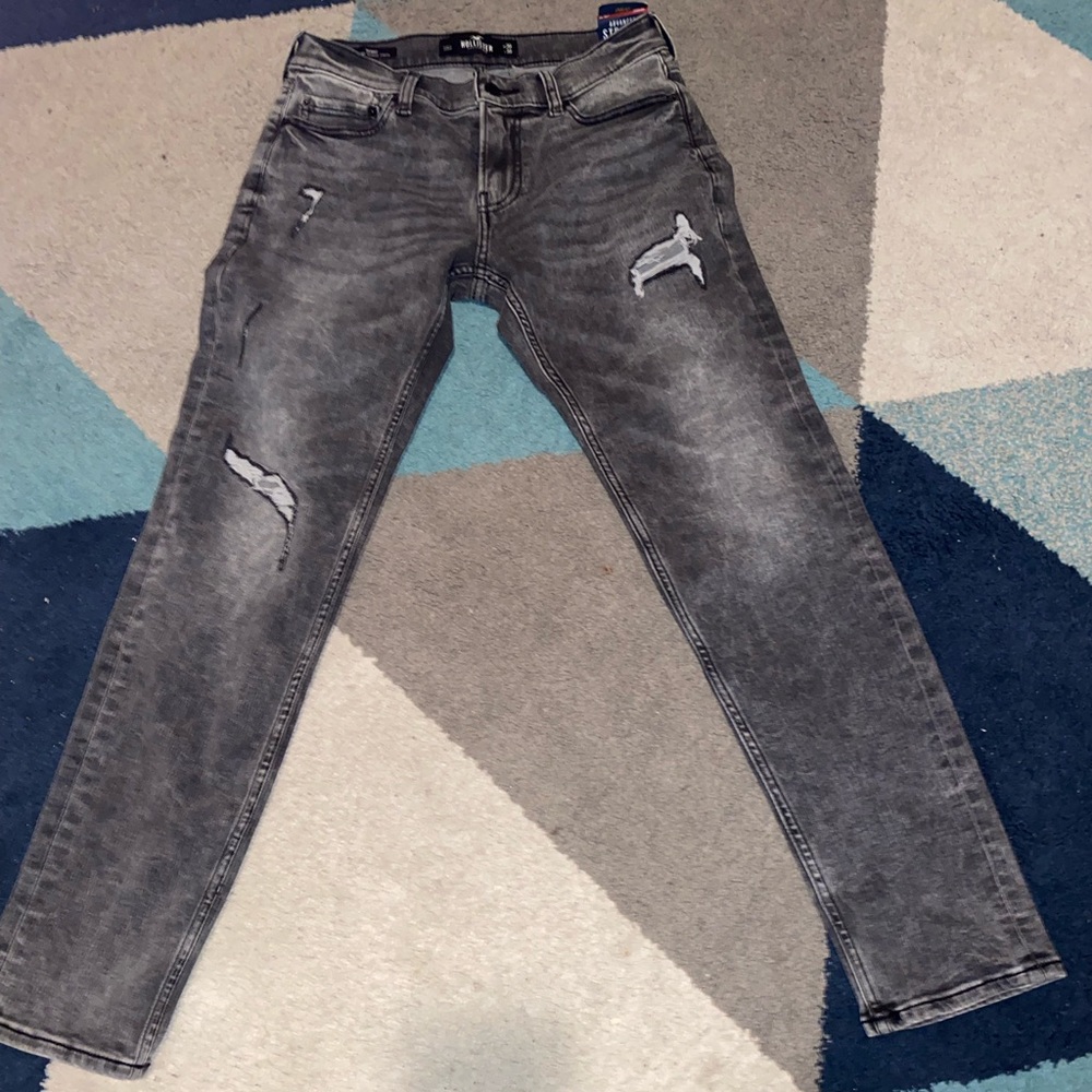 BNWT gray Hollister jeans